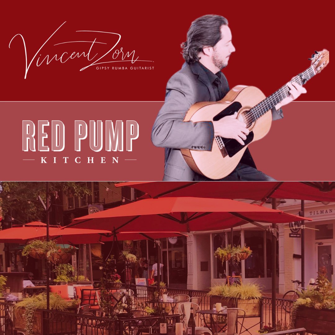 Vincent Zorn is Charlottesville, Virginia based Rumba Flamenco Guitarist. Available to perform weddings, private & corporate events in Charlottesville, Washington DC, Los Angeles, Santa Barbara, and beyond. Perfect guitar music for weddings, wedding ceremonies, cocktail hours, receptions, anniversaries, corporate & private events, wineries, breweries, fundraisers, wine tastings, or any special occasion.